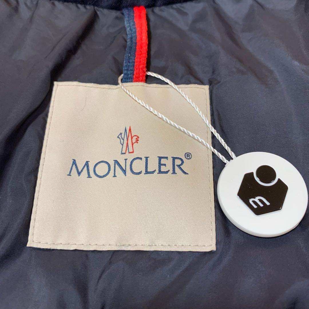 鑑定済】モンクレール モンジュネーブル ネイビー 1 クリーニング5D110