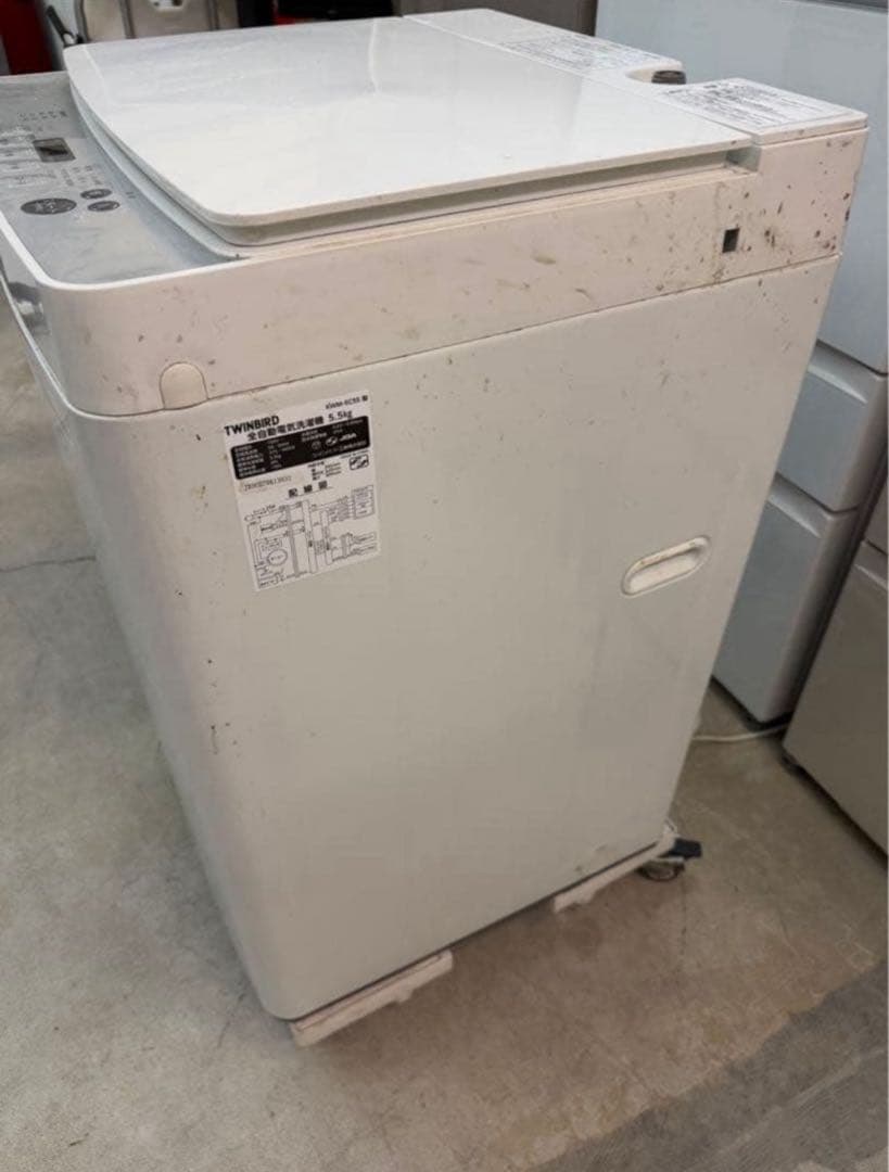 2018年式 5.5kg TWINBIRD 洗濯機 KWM-EC55