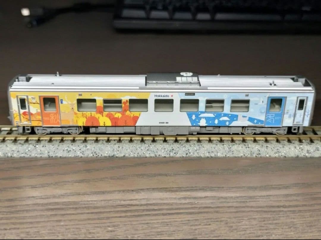 TOMIX 98137バラシ H100-80 石北線ラッピング M車 加工品 - メルカリ