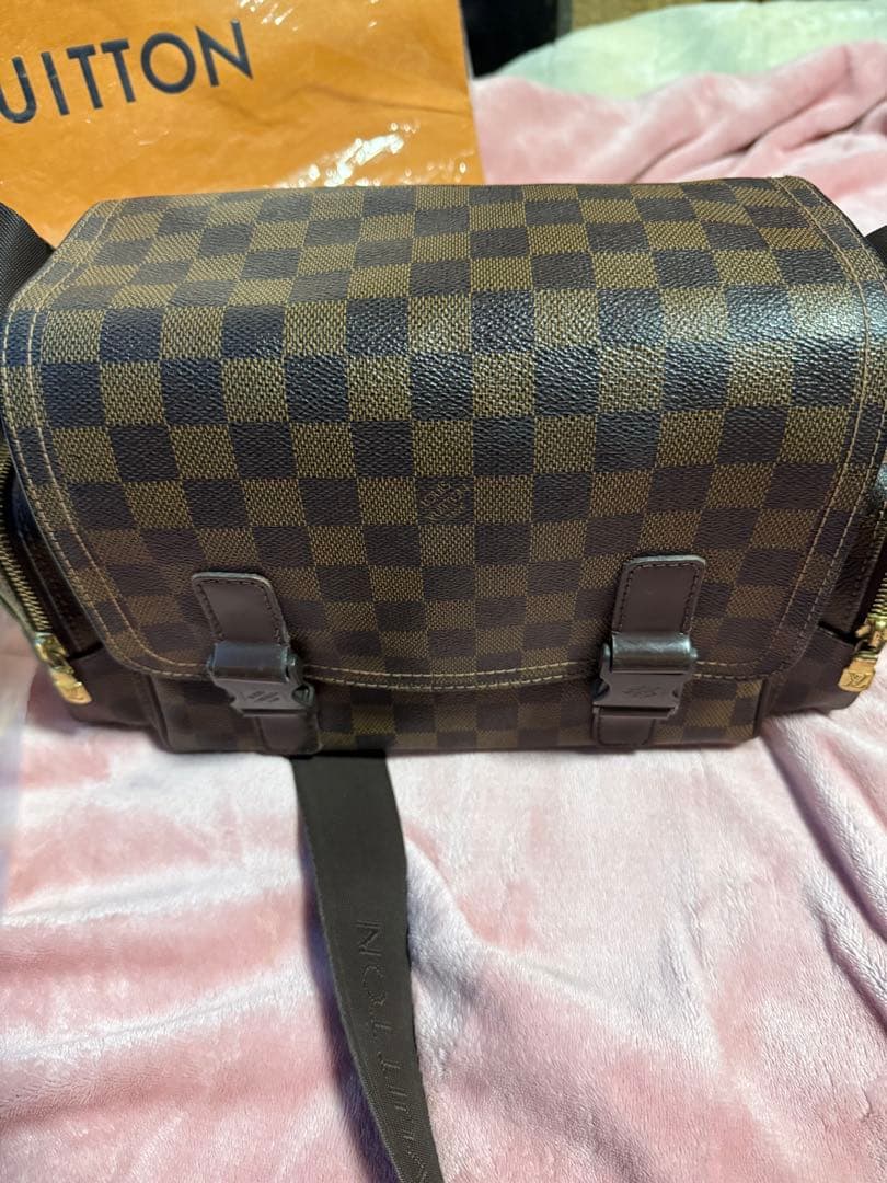 高級☆美品☆ルイヴィトン リポーター メルヴィール ダミエ ユニ