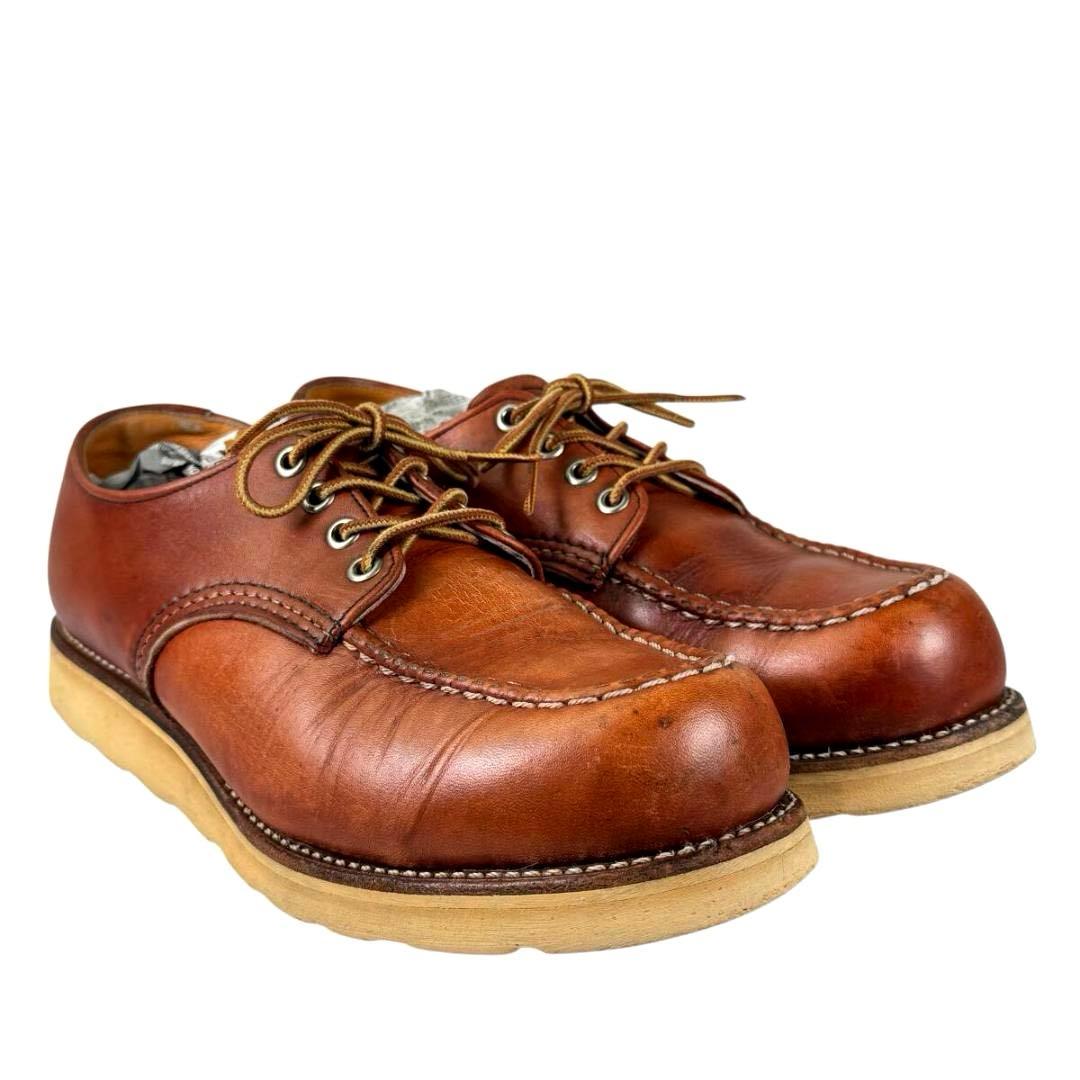 ☆レア☆プリント羽タグ☆オックスフォード☆8104☆モックトゥ☆レッド