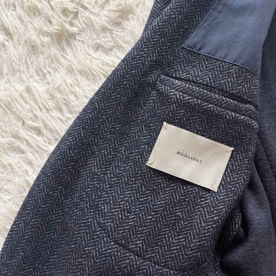 <美品>BOGLIOLI ネイビー ウール ジャケット サイズ48 BOGLIOLI Kジャケット 48 ネイビー - メルカリ