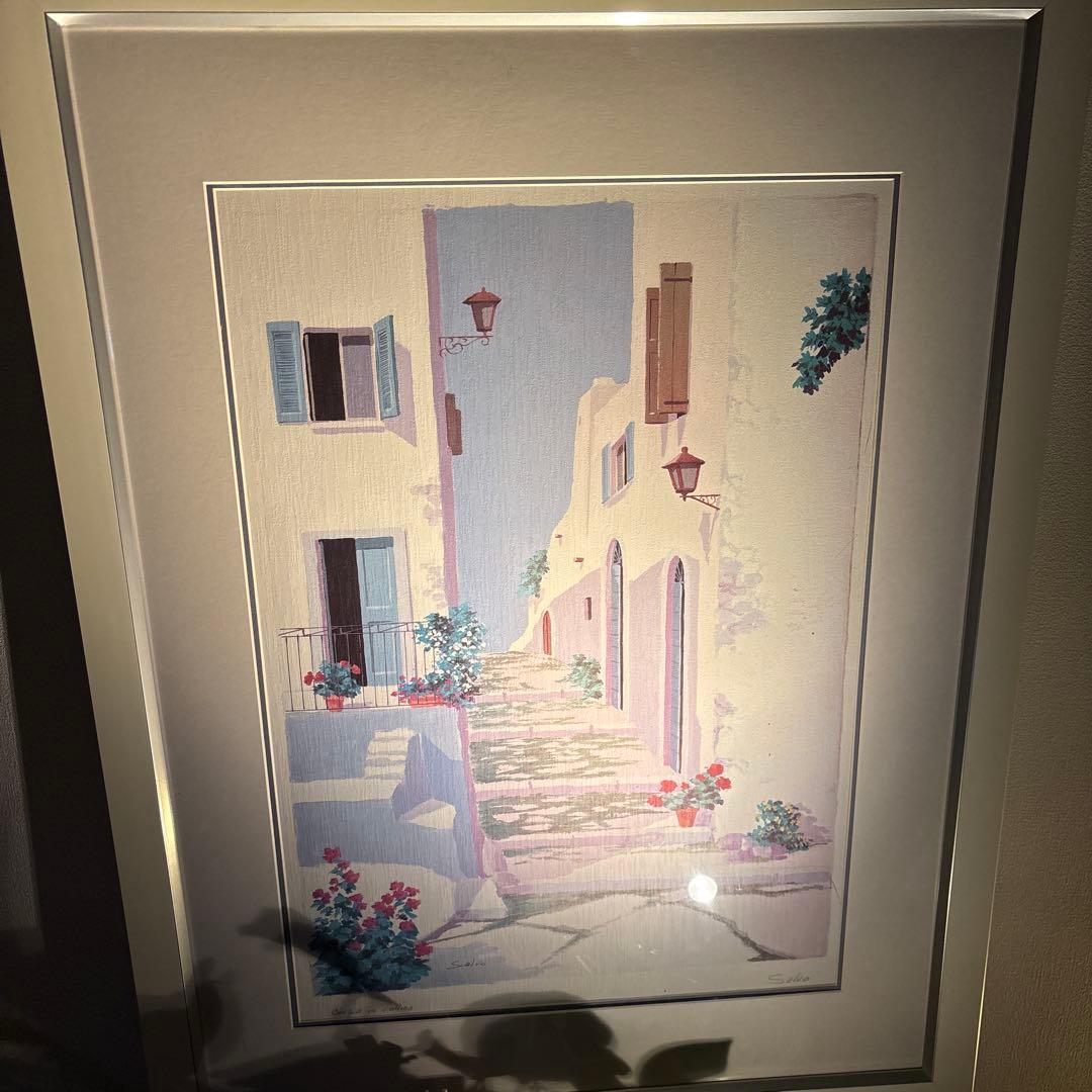 SALVO サルボ】Borgo in collina (階段)白フレーム - メルカリ