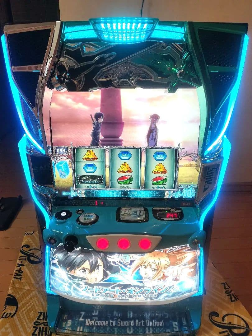 美品）ソードアートオンライン スマスロ 実機 スマスロ Lスロット ソードアート・オンライン（SAO） 実機 高性能・最