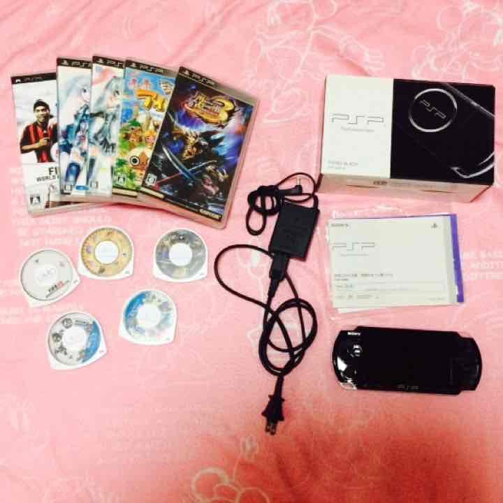 Nintendo Switch psp-3000 black SONY PSP-3000 Console Black Handheld System Playstation Tested