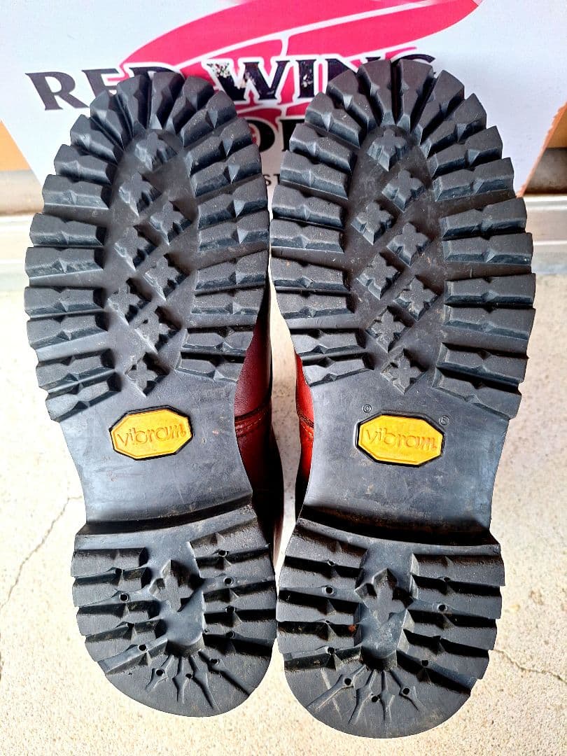半円犬タグ レッドウィング 8175 ビブラム 8.5E 97年製