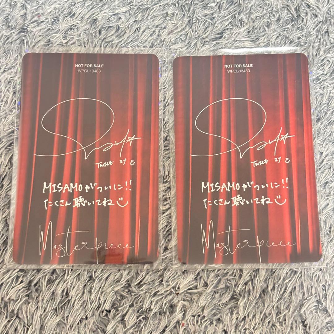 TWICE MISAMO ミナ Masterpiece ハイタッチ トレカ - メルカリ