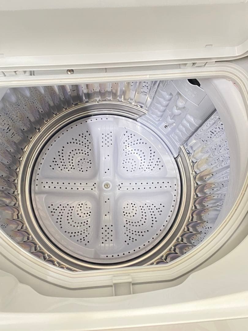 送料無料 シャープ 5.5kg 2022年製 洗濯乾燥機 ES-TX5F-S