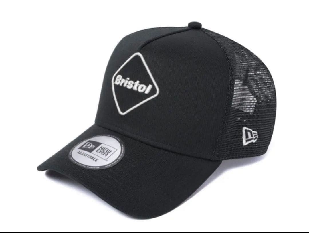 F.C.Real Bristol New Era メッシュキャップ ブラック