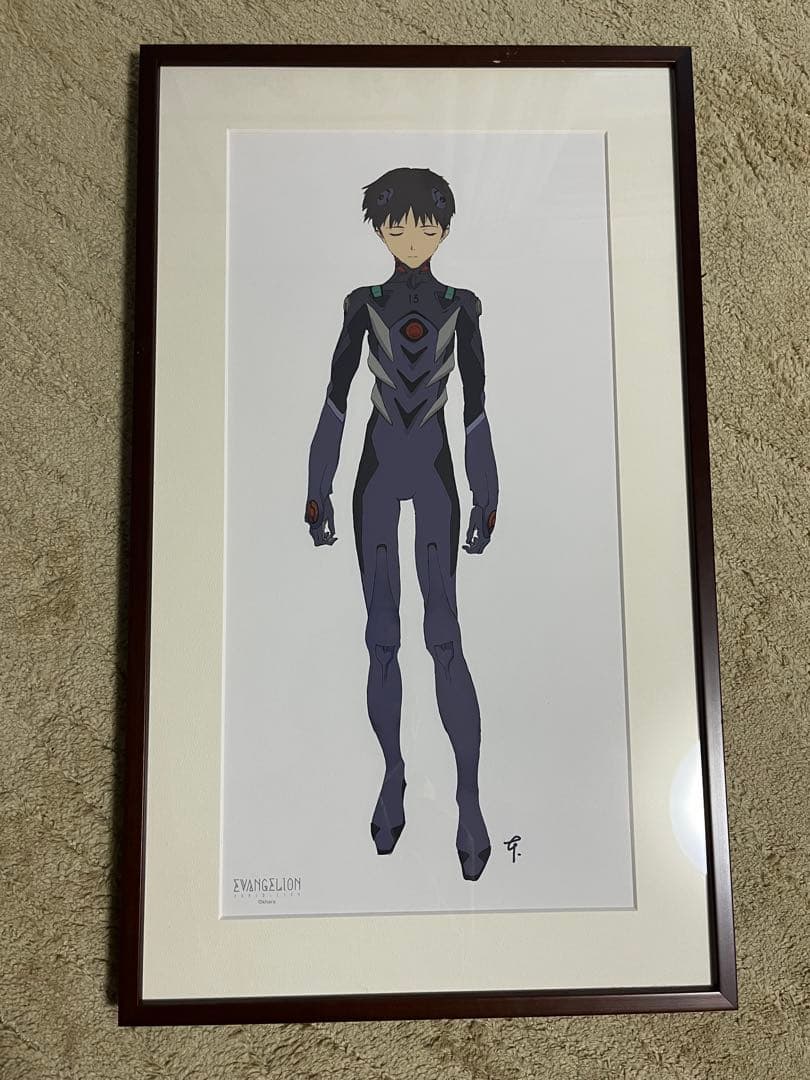 エヴァ展限定複製原画/シンジ エヴァンゲリオンイラスト展Ⅱ」で展示販売された新規複製画の事後通販