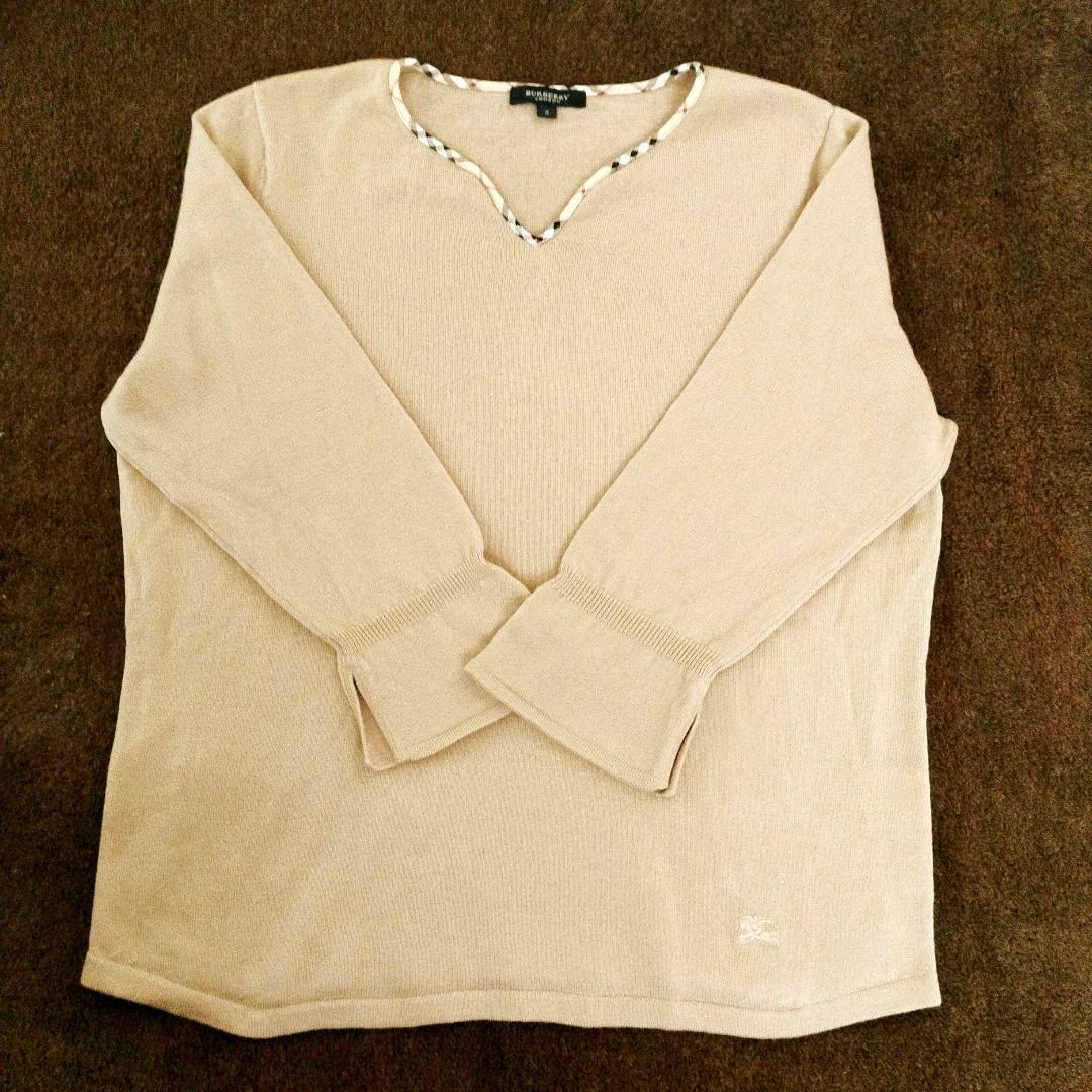 BURBERRY バーバリー レディース ニット ウール ベージュ - メルカリ
