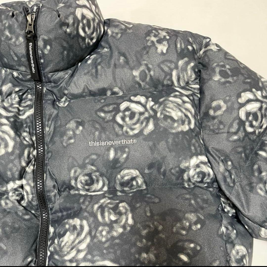 thisisneverthat ネバザ ダウン 花柄 美品 Mサイズ - メルカリ