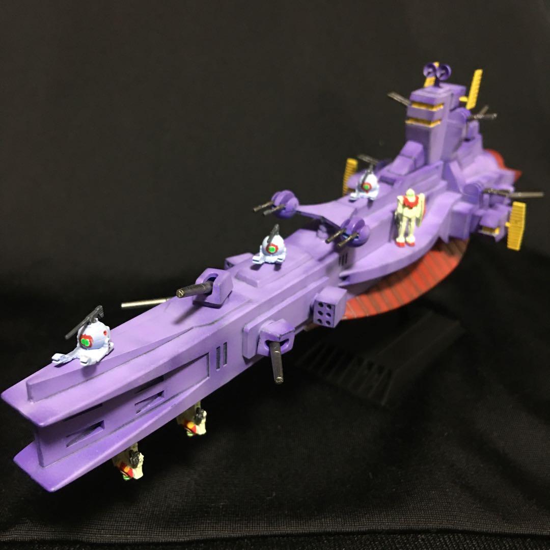 ガンダム ガンプラ 旧キット 1/1200 サラミス 完成品　戦艦 巡洋艦サラミス(1/1200) (ガンプラ) - ホビーサーチ ガンプラ他