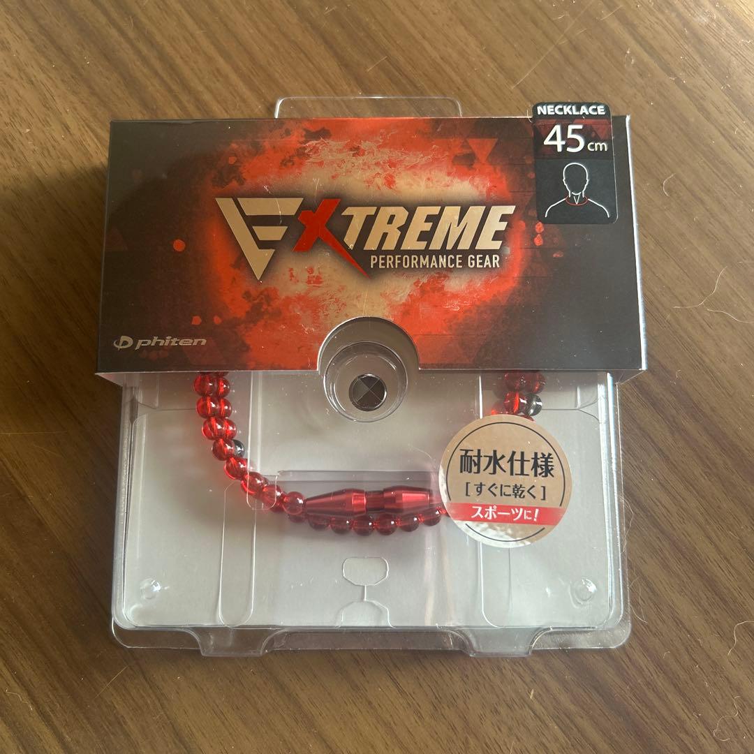 EXTREME ネックレス 45cm 耐水仕様 Phiten（ファイテン） RAKUWAネック EXTREME クリスタルタッチ クリア