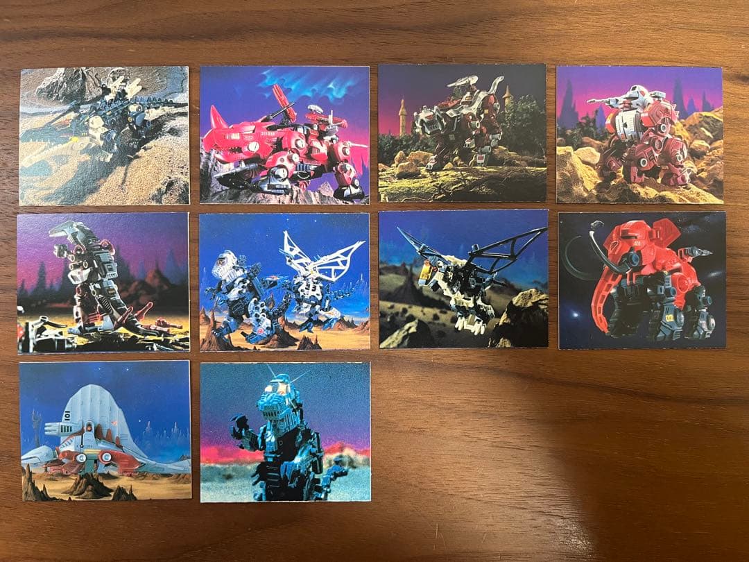 メカ生体 ゾイド　アマダ　ミニカード　10枚 ダブり無し 名作玩具『メカ生体ゾイド』の発売当時のパッケージをミニチュアサイズ