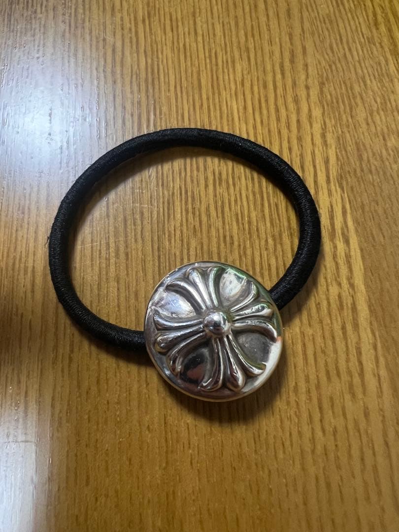 クロムハーツ クロスボール ボタン コンチョ SV925 ヘアゴム