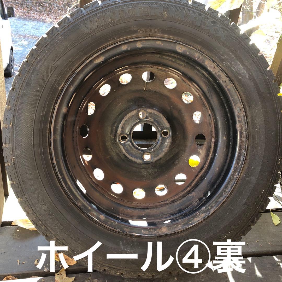 鉄ホイール ルノー純正 カングーコカングーKC 5.5J×14インチ 中古 4本