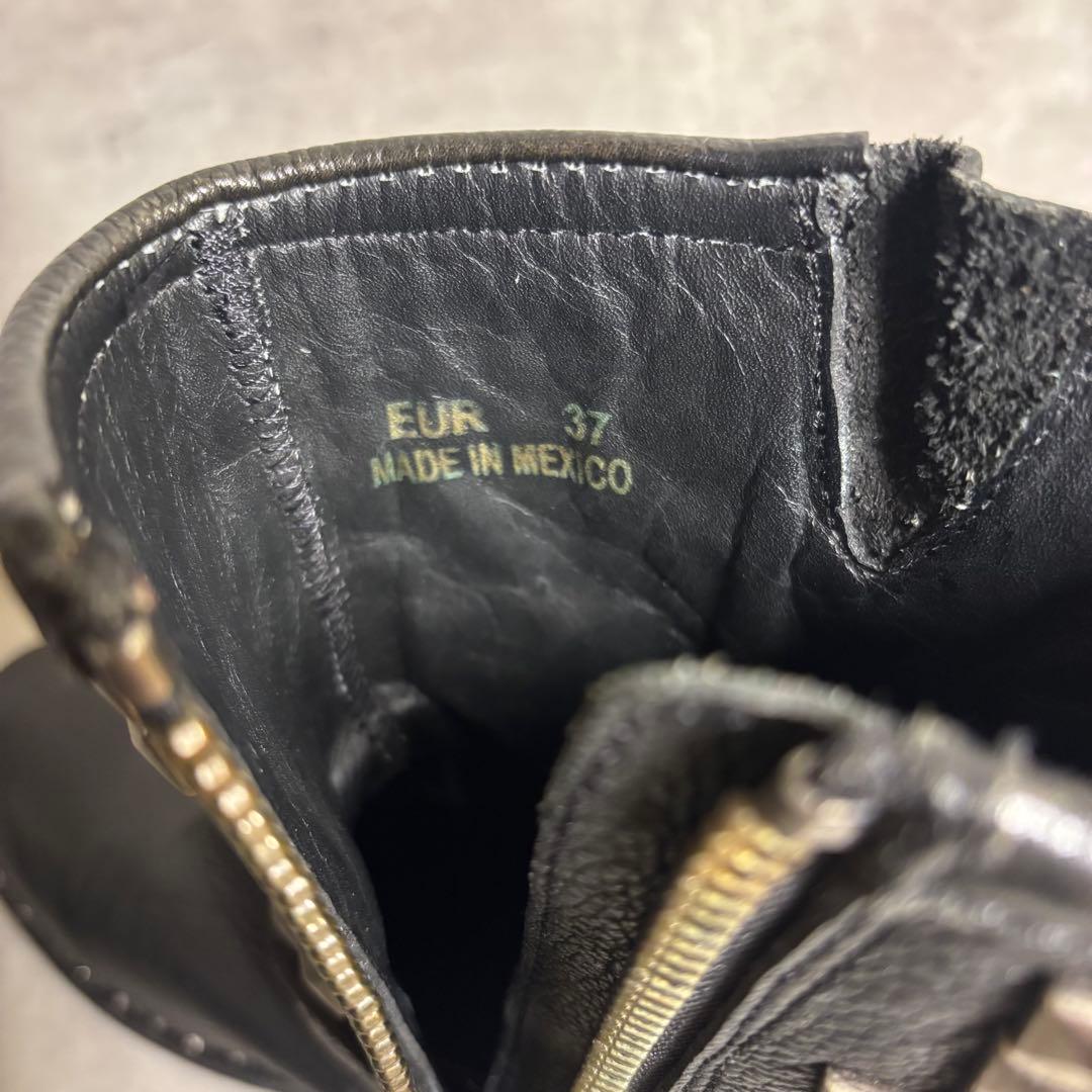 00s y2k ASH スタッズ エンジニアブーツ 37 23.5㎝ - メルカリ