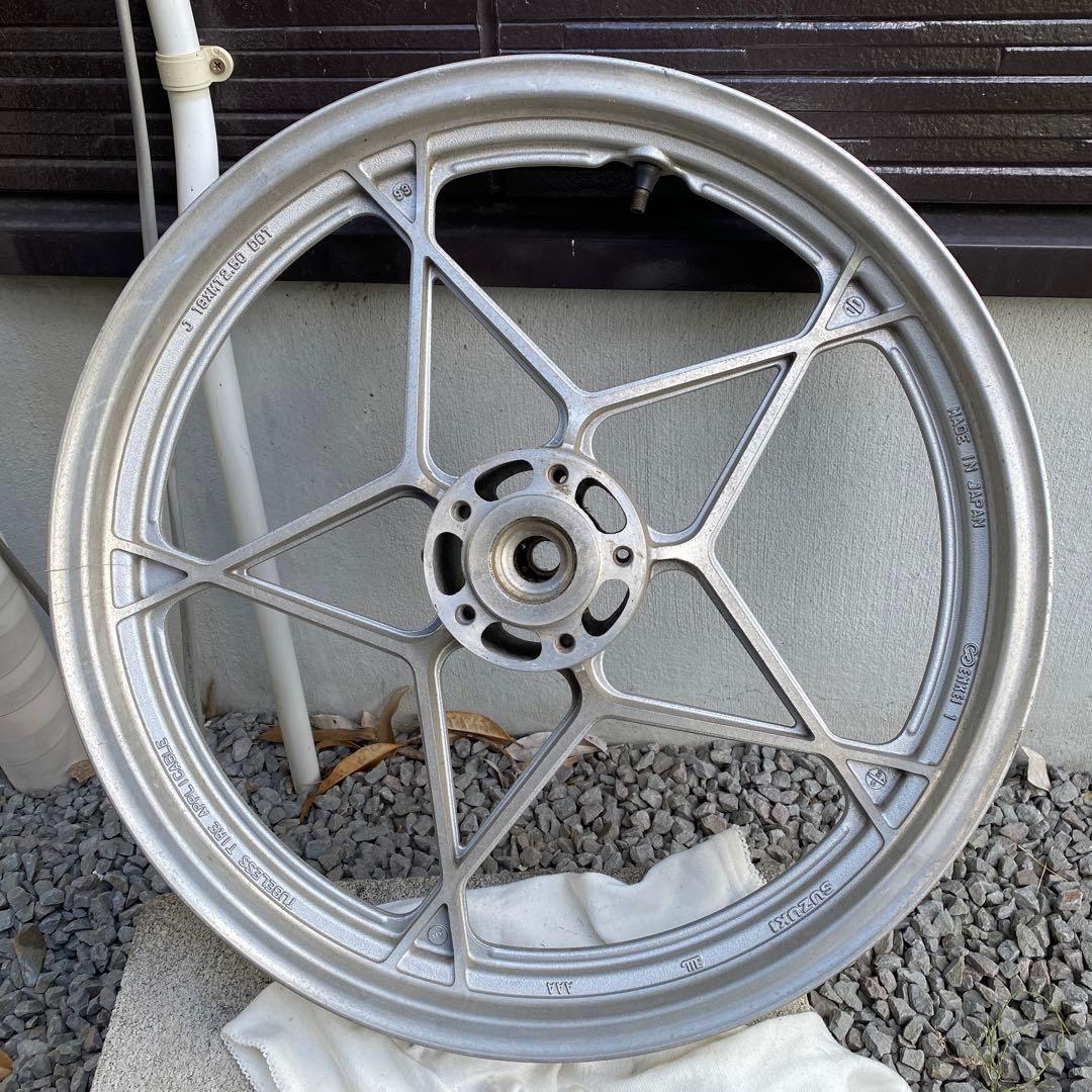 GSX-400Sカタナ　フロントホイール 2026年最新】Yahoo!オークション -gsx400s ホイールの中古品・新品・未