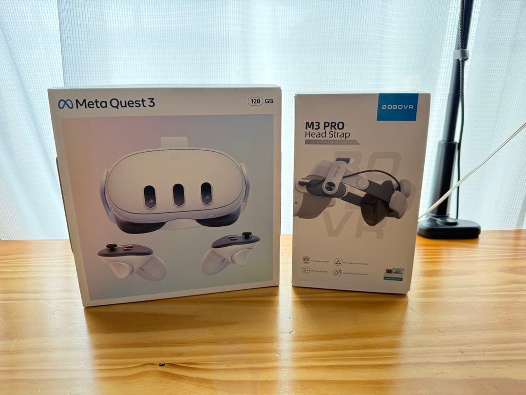 Quest3 128GB +BOBOVRヘッドストラップ BOBOVR S3 Pro バッテリーストラップ for Meta Quest 3 & Quest 3S