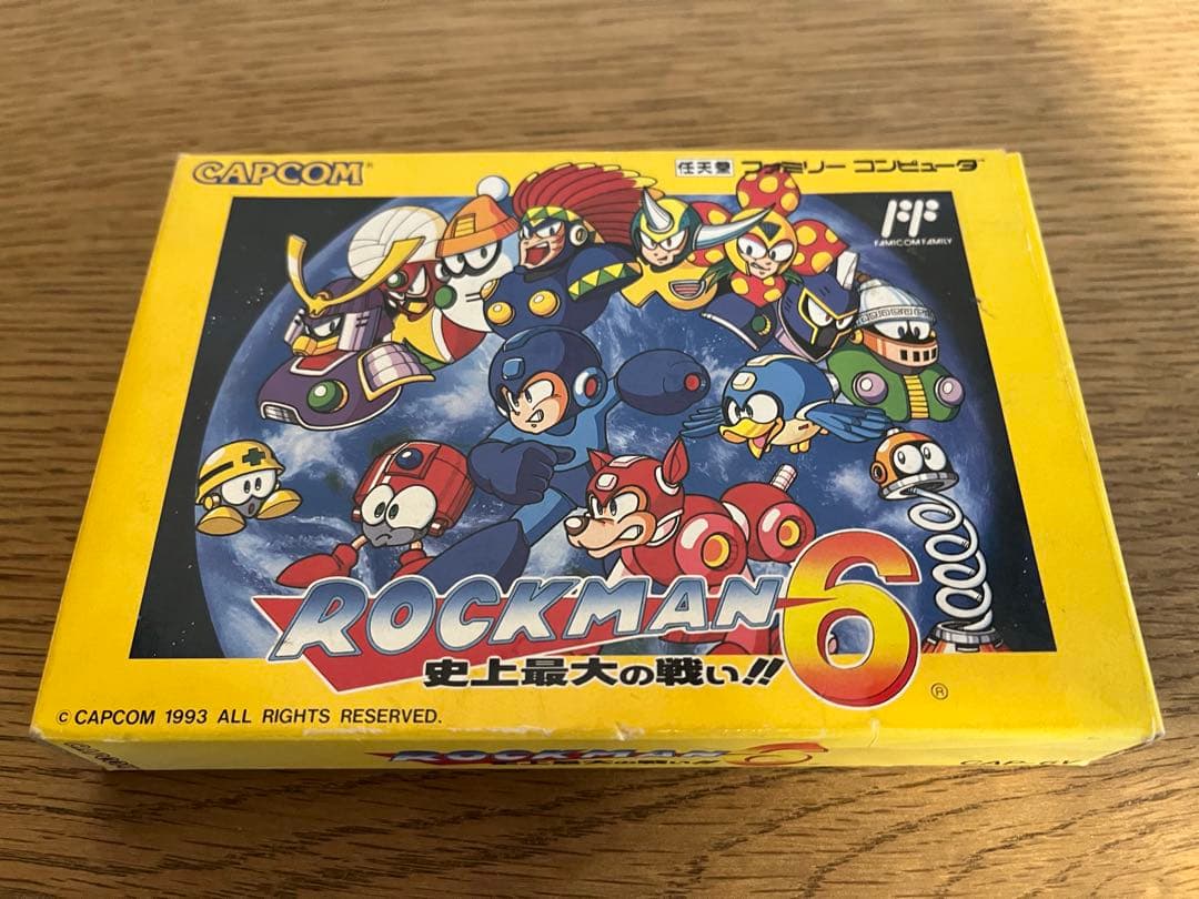 ロックマン6 史上最大の戦い‼︎ ファミコン カプコン - メルカリ