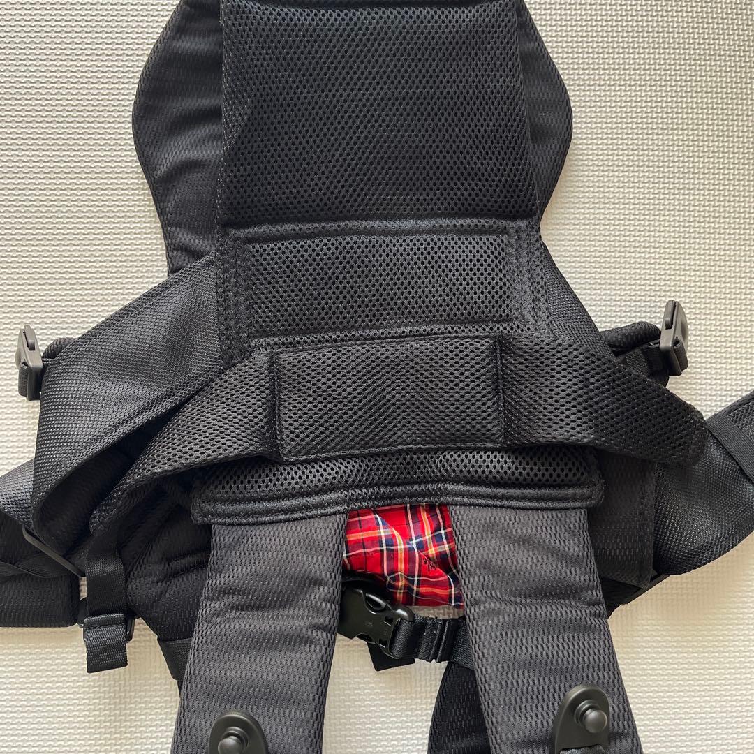 極美品]最終お値下ミキハウス ファーストベビーキャリア 黒 BOX 保証