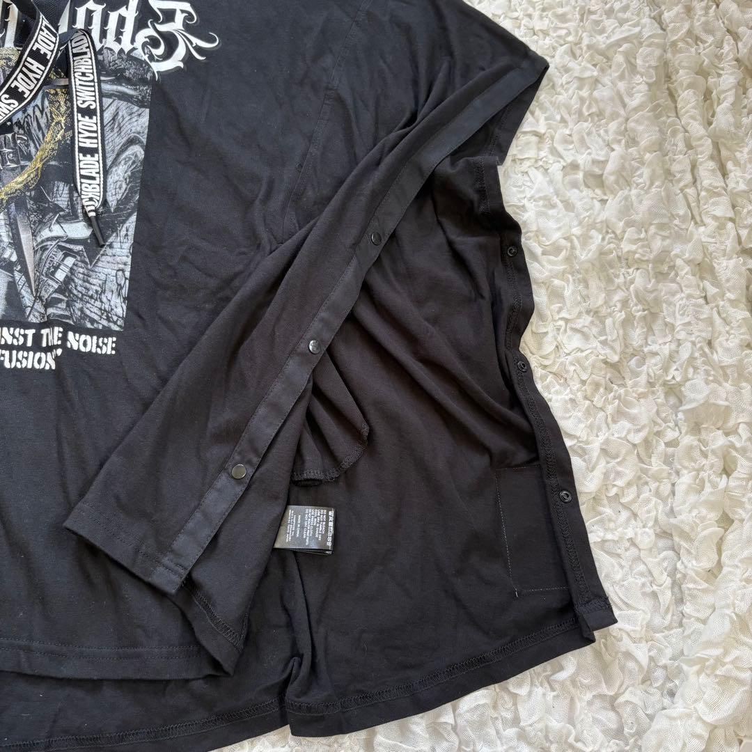 美品 HYDE x SWITCHBLADE PONCHO T-SHIRT - メルカリ