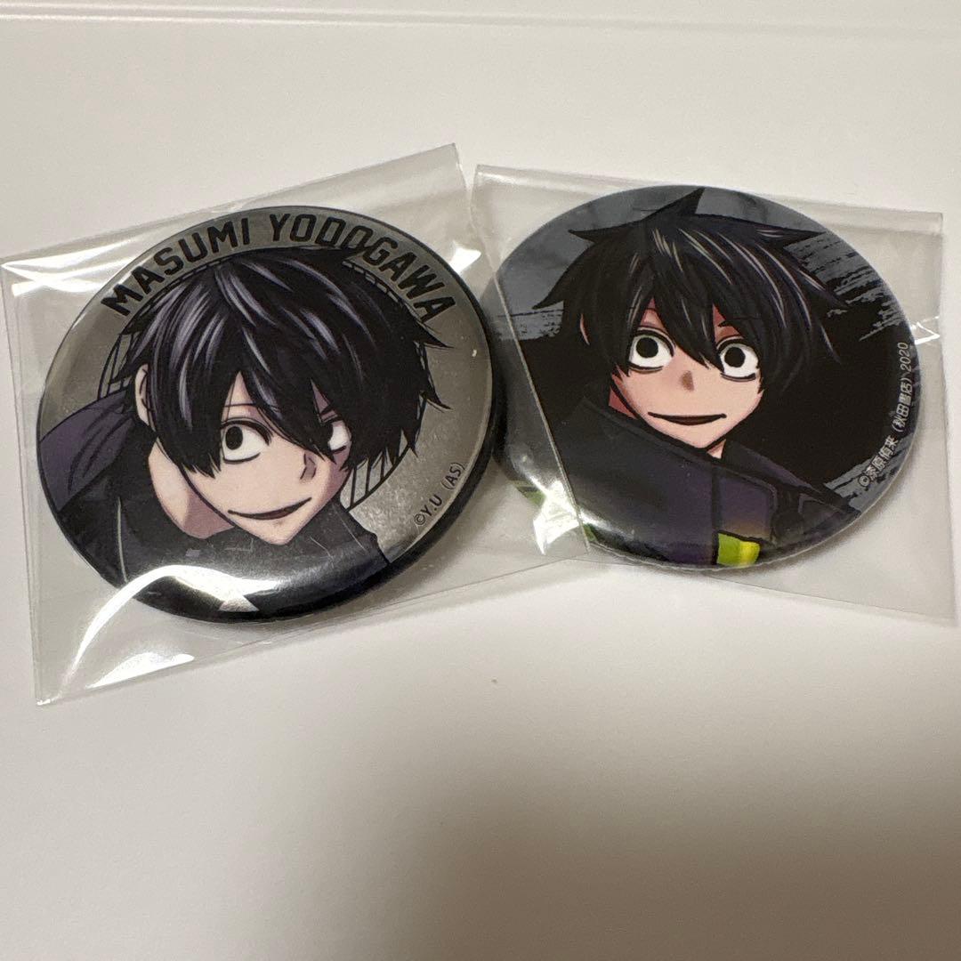 桃源暗鬼 淀川真澄 ファボテリア メタリック缶バッジ c106 コミケ