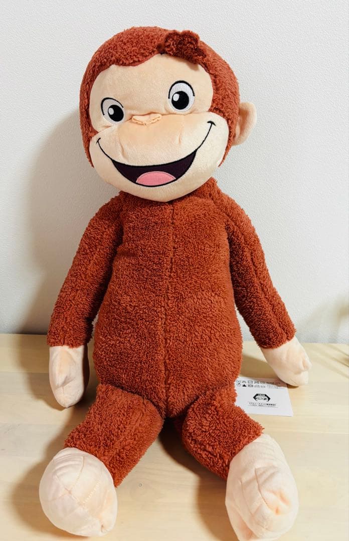 おさるのジョージ ぬいぐるみ 約60cm - メルカリ
