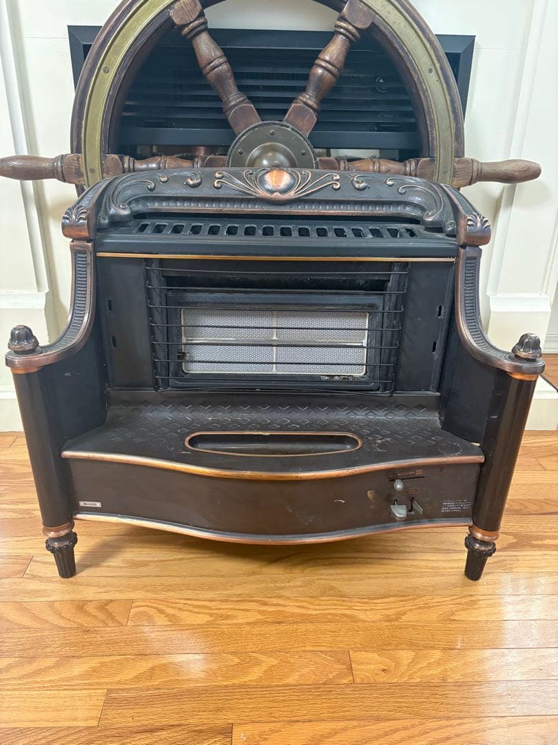 希少 Rinnai ガスストーブ アンティーク調 都市ガス リンナイ（Rinnai） （2025年製） ガス ストーブ R-852PMSIII(D