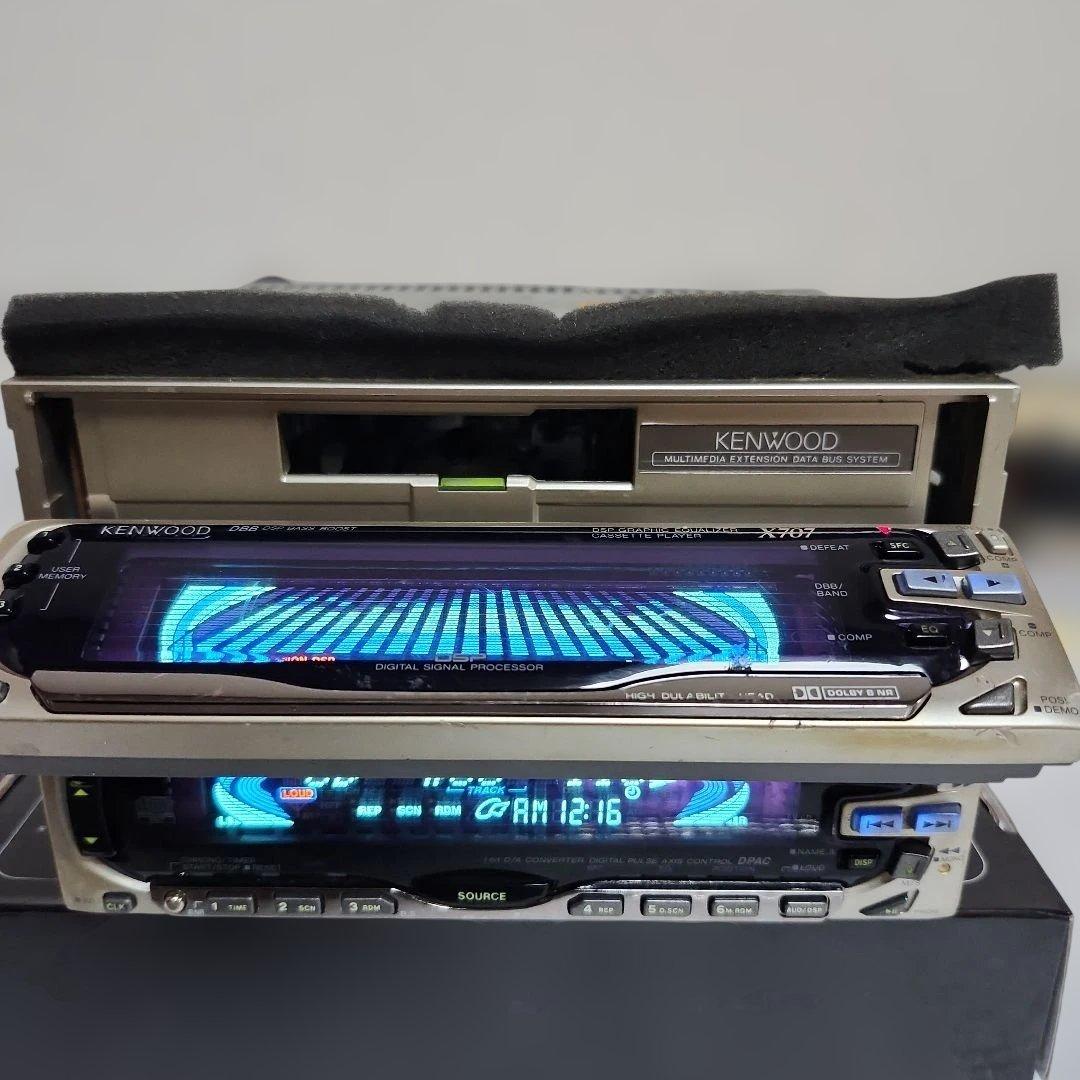 KENWOOD X707 Z707 CDプレーヤーセット 新着