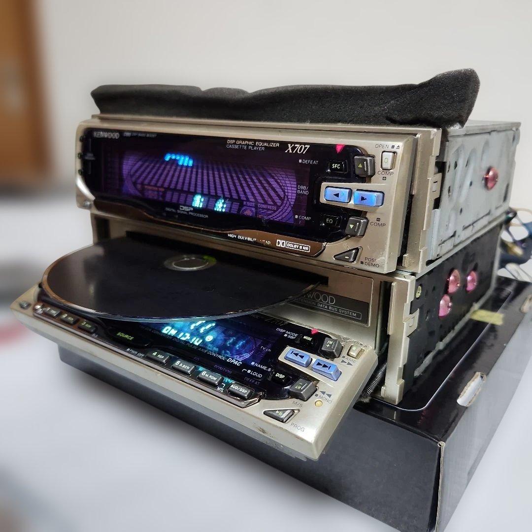 KENWOOD X707 Z707 CDプレーヤーセット 新着