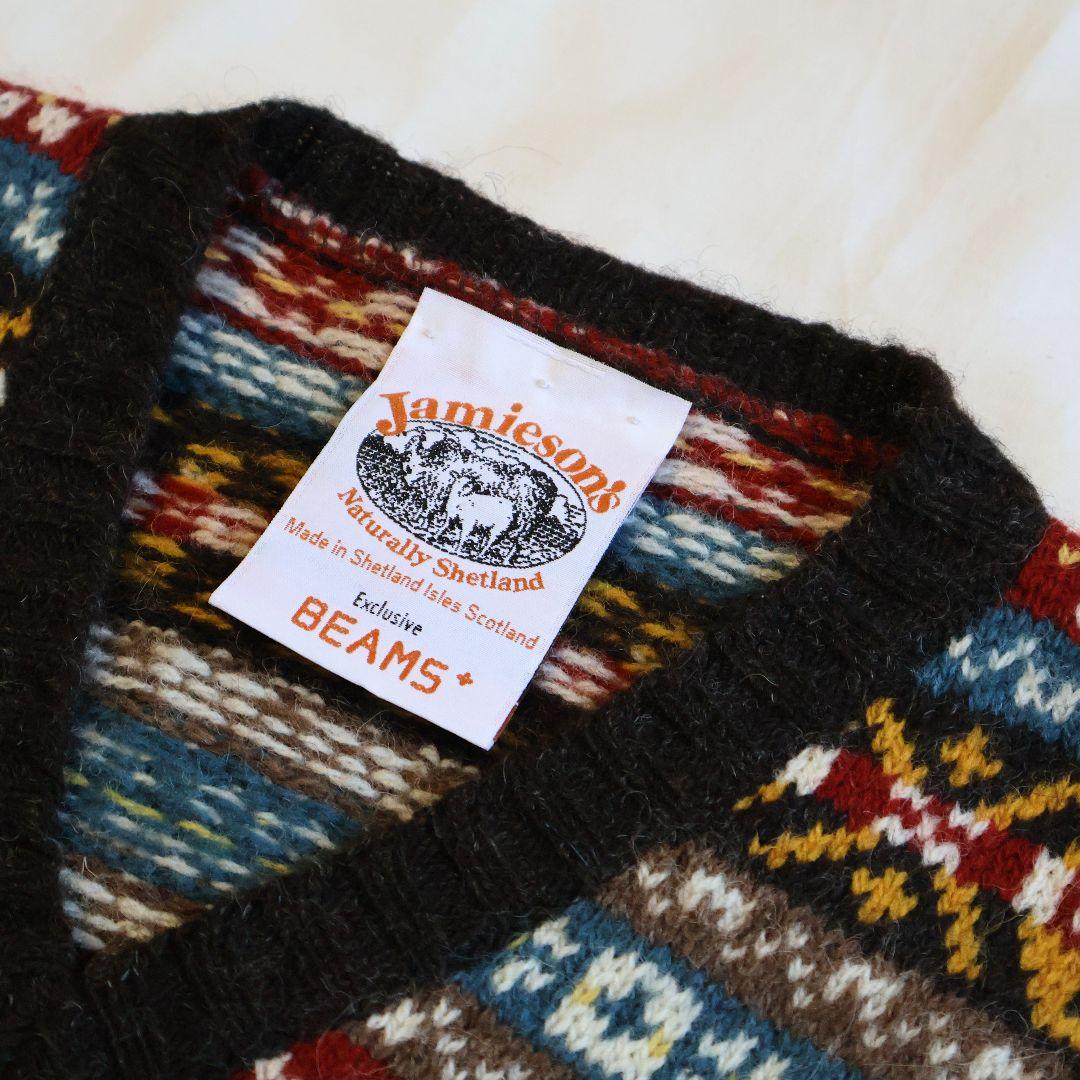 BEAMS PLUS】Jamieson's ジャミーソンズ フェアアイルベスト - メルカリ
