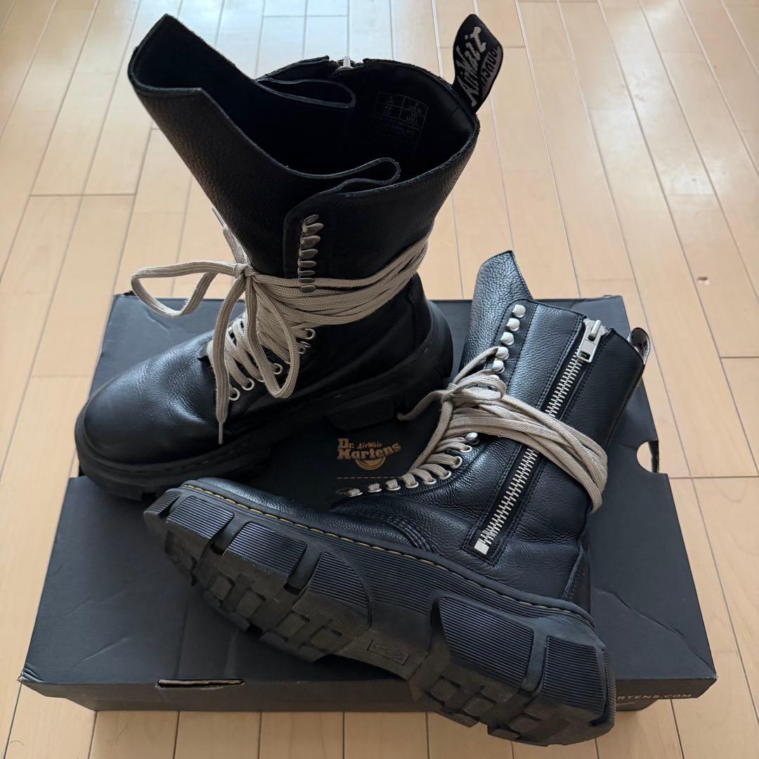 靴 Rick Owens Dr.Martens 1918 DMXL Size8 Rick Owens x Dr. Martens 1918 DMXL leather boots Rick Owens