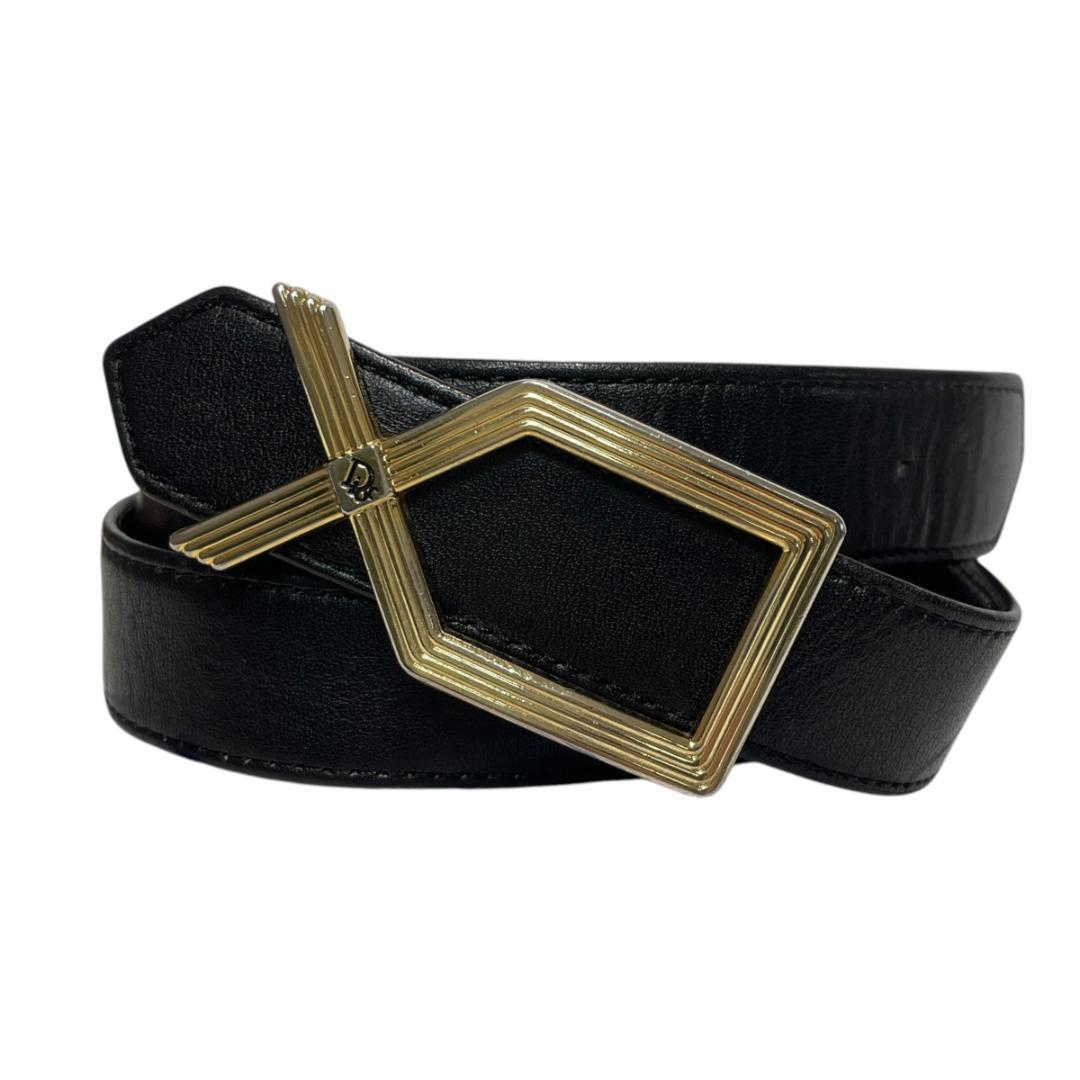 良品 Christian Dior 2648 ベルト レザー 本革 ロゴバックル 楽天市場】ディオール ベルト レディース 85cm / 20mm 30モンテーニュ