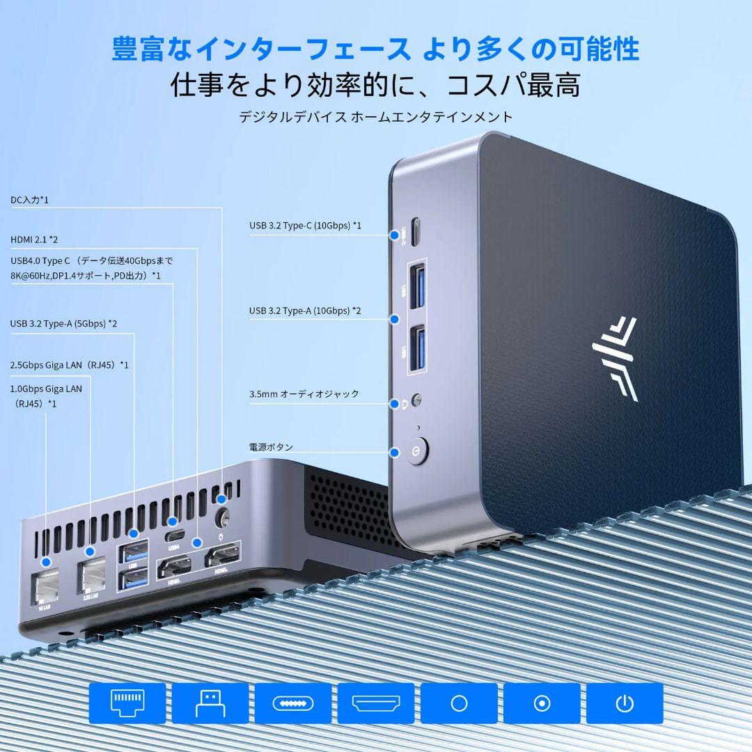 NiPoGi AM21 Ryzen 7 8745HS ベアボーン Win11 - メルカリ