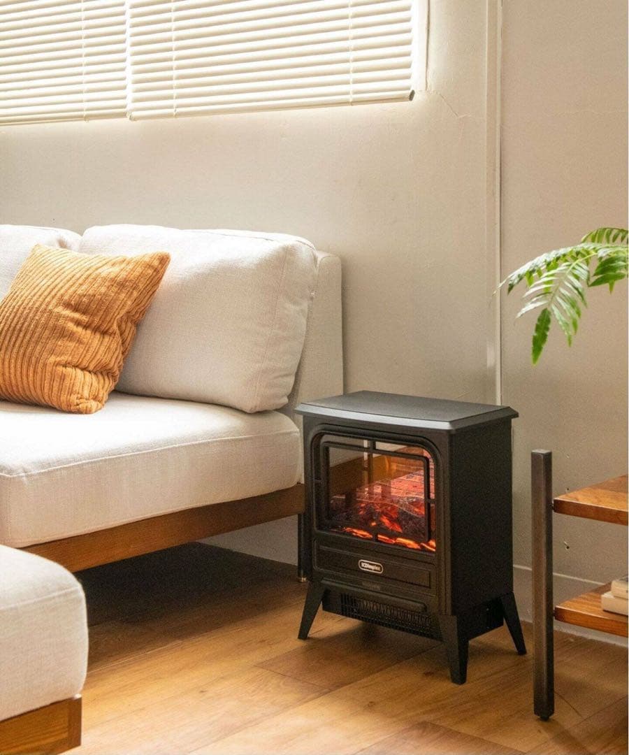 Dimplex 電気ストーブ レトロスタイル 黒 コンパクト