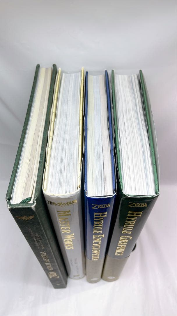 6794] ゼルダの伝説 30周年記念書籍 全3＋ヒストリアガイド(仏) 4冊