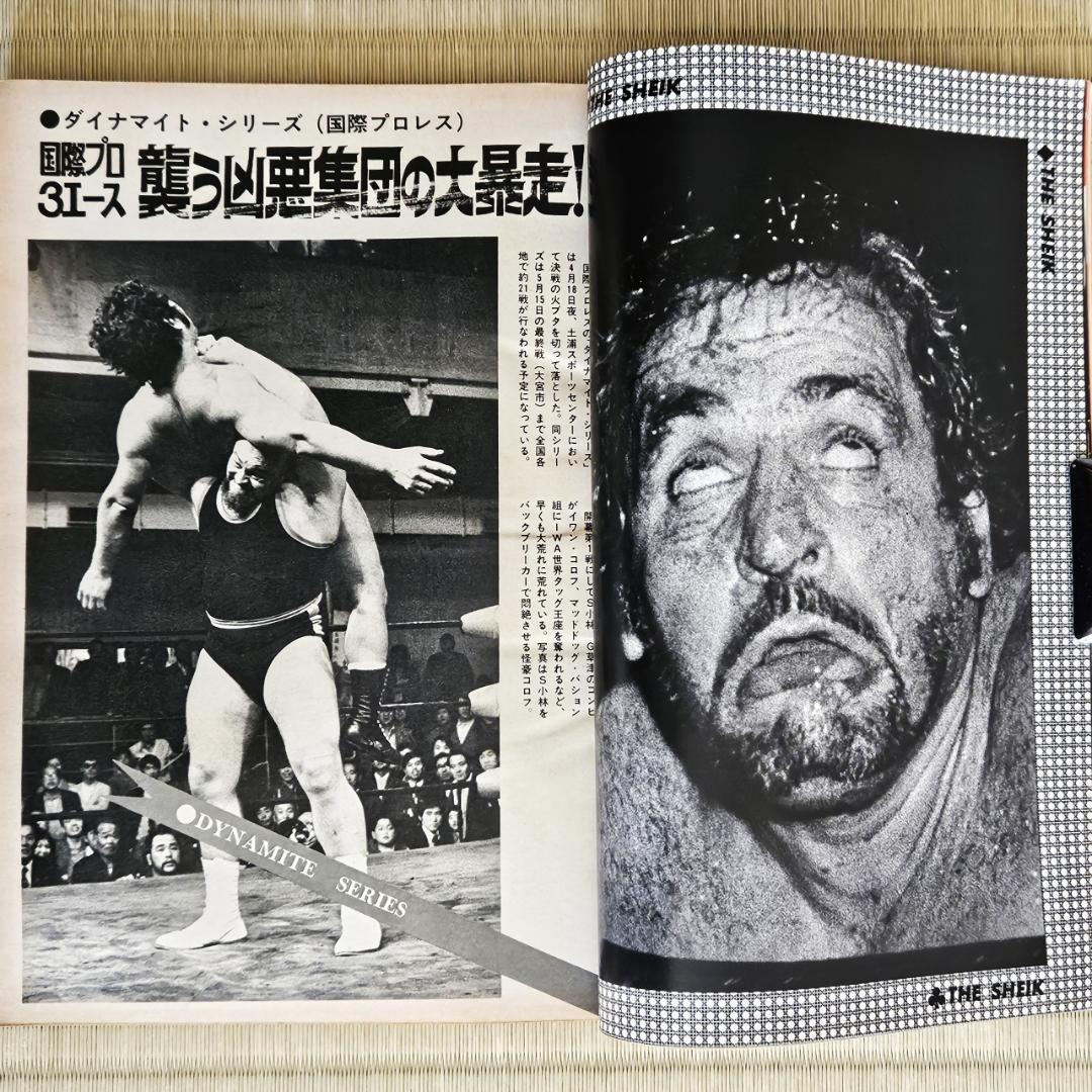 昭和レトロ／プロレス】 ゴング 1973年（昭和48年）6月号 - メルカリ