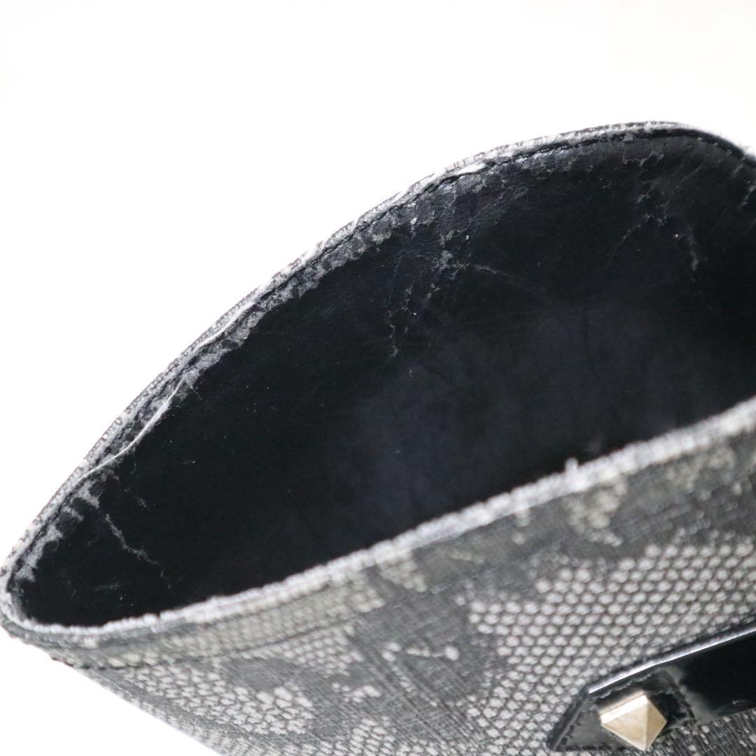 ヴァレンティノ レインブーツ 長靴 レース 刺繍 スタッズ ベルト