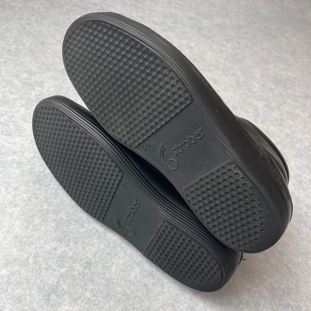 極美品】strober ストロバー 定番人気モデル レザースニーカー