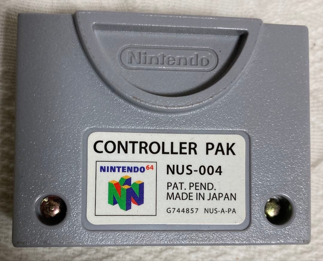 Nintendo 64 コントローラーパック NUS-004 - メルカリ