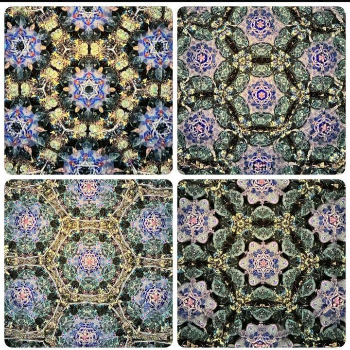 万華鏡《410・408》ゆっくり動くオイルタイプ（天板黒）セミオーダー