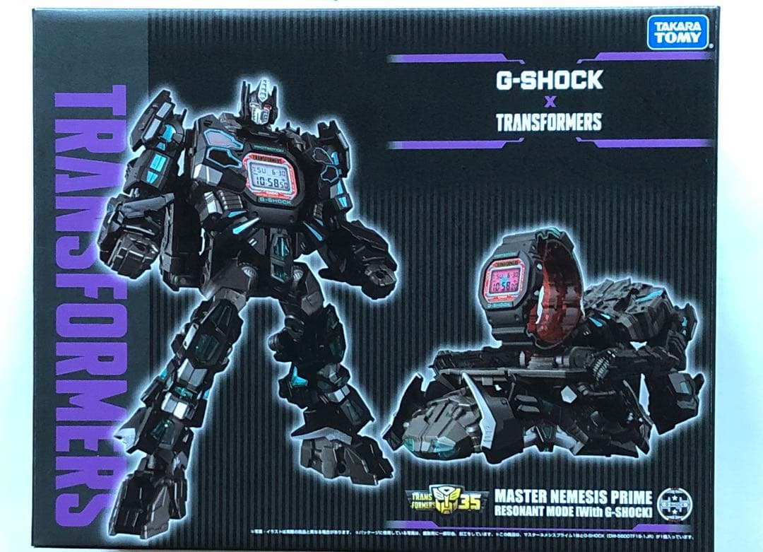 Gショック　トランスフォーマー　オプティマス G-SHOCK」が「トランスフォーマー」の中に！ コラボ変形フィギュアを