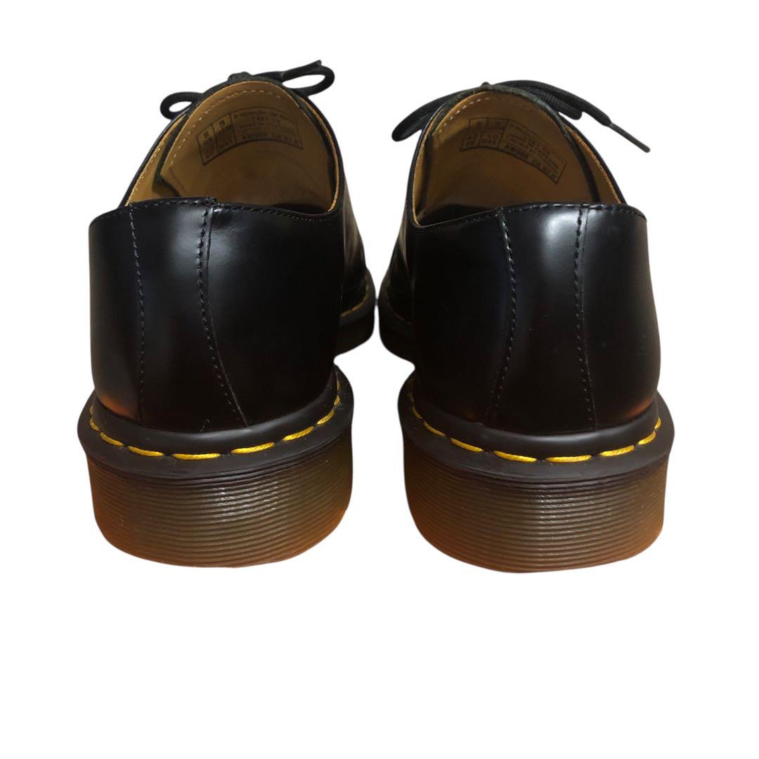 Dr. Martens ブラック レースアップ 3ホール UK8