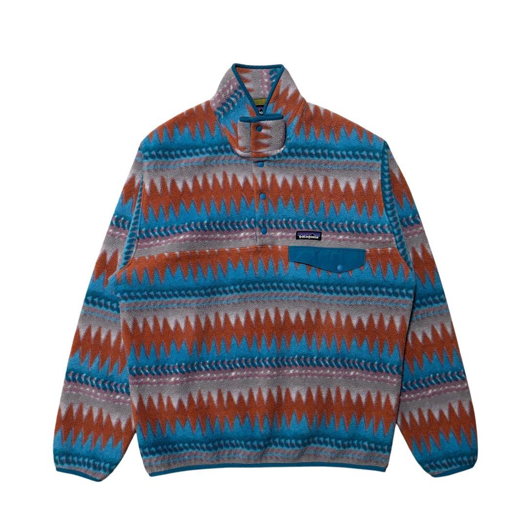 廃盤希少柄！ミネハハ patagonia パタゴニア 総柄 シンチラ スナップT