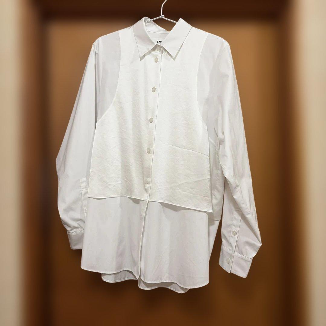 エンフォルド　レイヤード風シャツ ENFOLD(エンフォルド)｜クラシカルチェック レイヤードMEN'Sライク SH