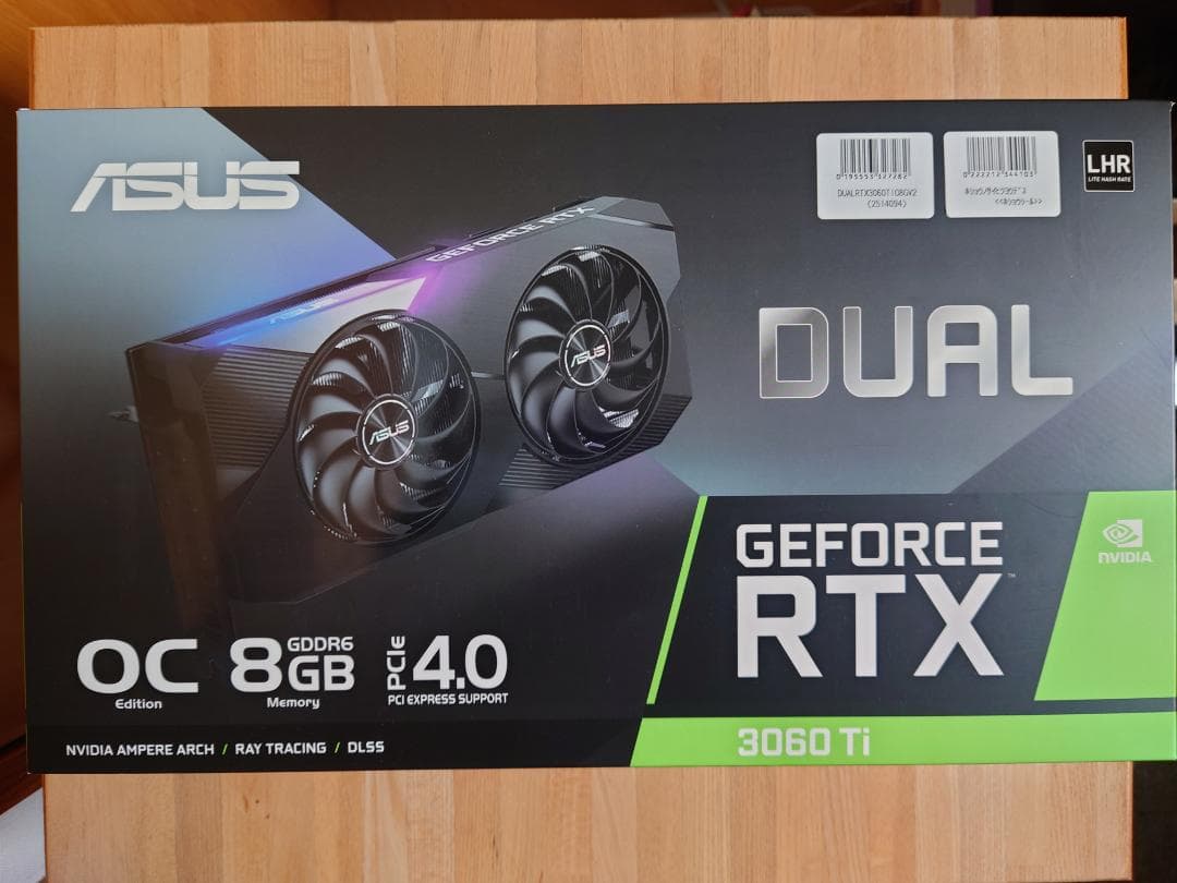 【中古品】ASUS GeForce RTX 3060 Ti OC 8GB ASUS Dual GeForce RTX 3060 Ti OC Edition 8GB GDDR6 | Graphics Cards