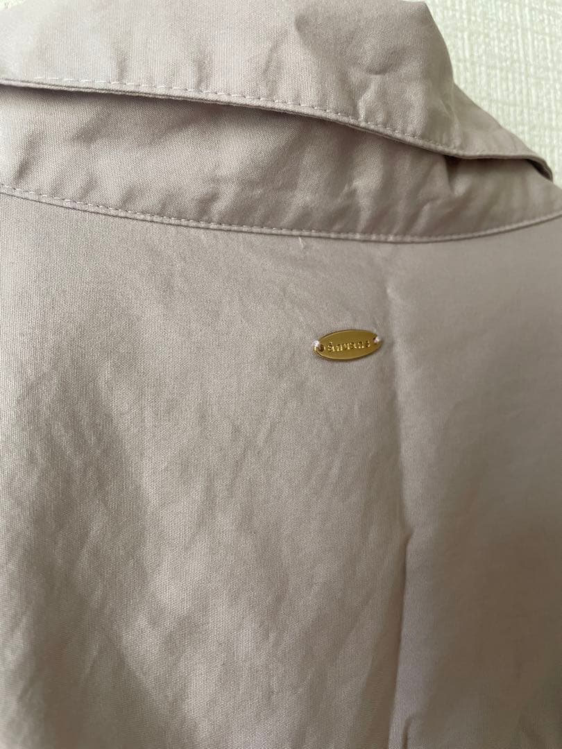 ánuans グレイッシュピンク スタンダードシャツ freesize 25aw - メルカリ