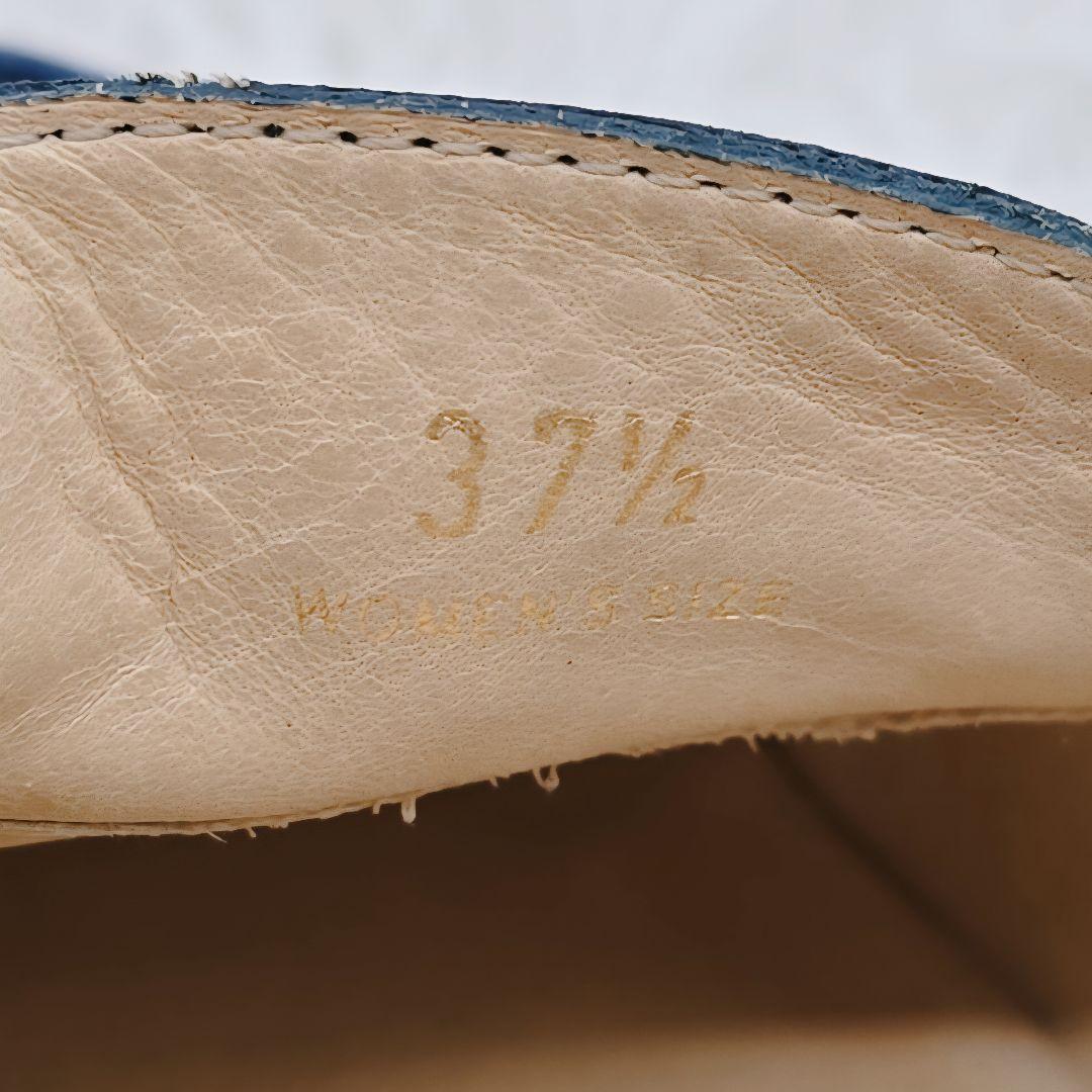 ✨美品✨TOD'S トッズ 本革 スエード ビット ローファー 青 24.5cm